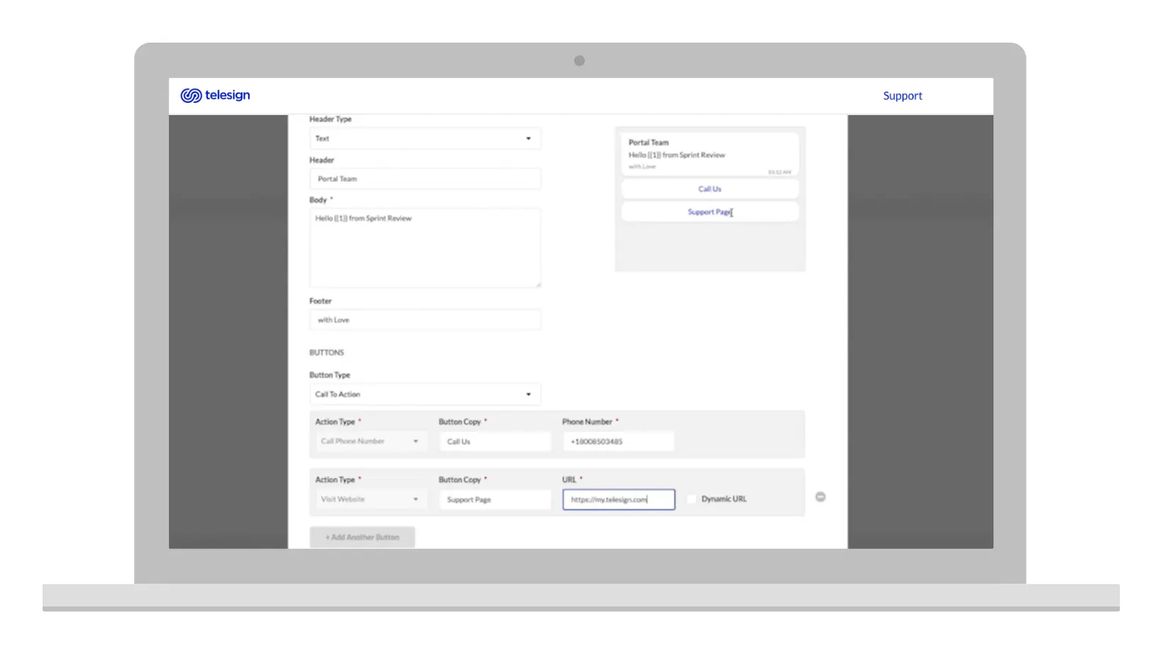 TeleSign Omnichannel Messaging API preview